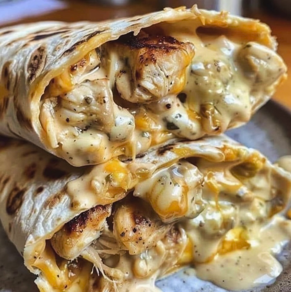 Wrap poulet fromage
